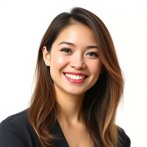 Fotos de retrato: Retrato profissional de uma mulher sorrindo com luz natural em um estüdio bem iluminado.