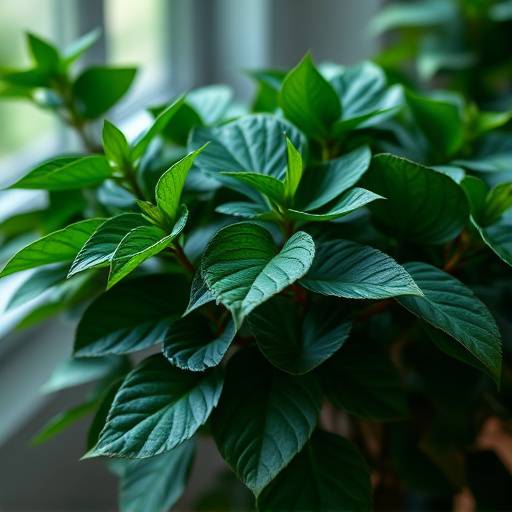 Planta Zamioculca Zamiifolia com folhagem verde escura brilhante